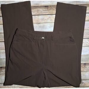GOLF-FASHION By Alaska Men's Size 44 Brown 'Masters' Straight Leg Golf Pants